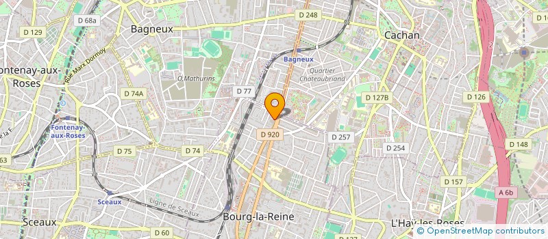 localisation de l'entreprise ALCHIMITECH à BOURG-LA-REINE