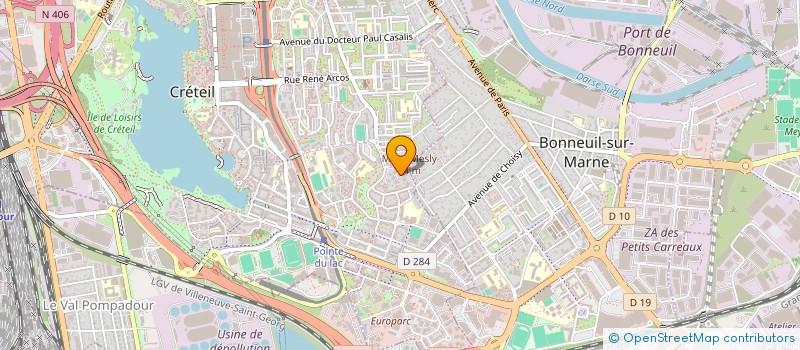 localisation de l'entreprise ALCHIMIX à CRETEIL