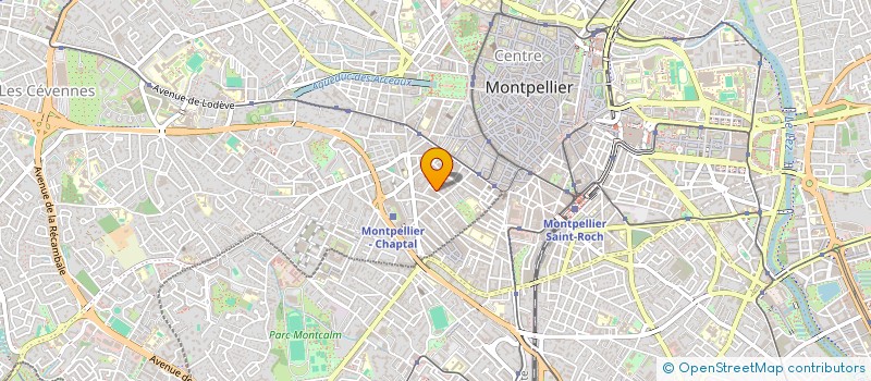 localisation de l'entreprise ALCHIMIX à MONTPELLIER