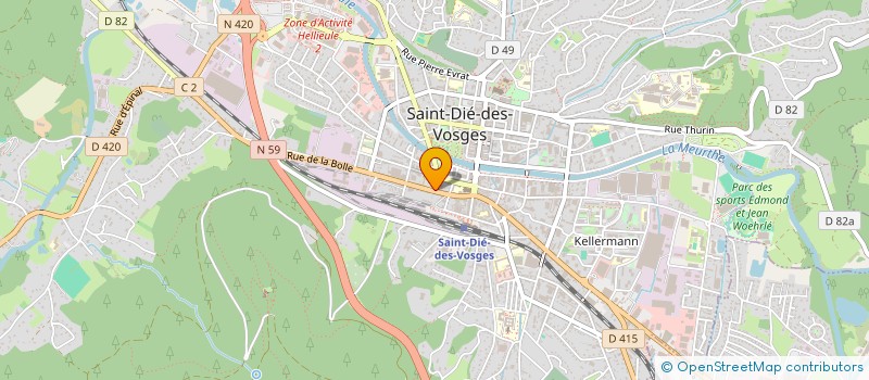 localisation de l'entreprise ALCHIMY HOUSE  SAINT-DIE-DES-VOSGES