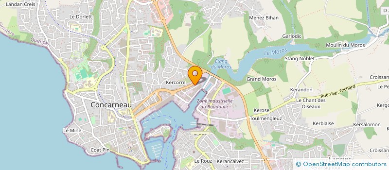 localisation de l'entreprise ALCIA CONCEPT à CONCARNEAU