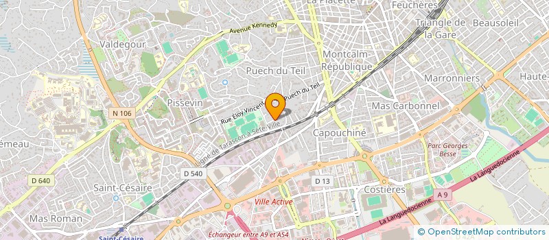 localisation de l'entreprise ALCIDE à NIMES