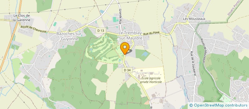 localisation de l'entreprise ALCIDE IMMO  LE TREMBLAY-SUR-MAULDRE