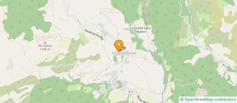 localisation de l'entreprise ALCIERI JOINTEUR PEINTRE  CHAMPTERCIER