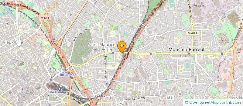 localisation de l'entreprise ALCIFLORANE à LILLE