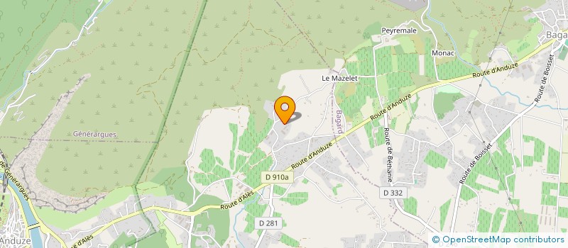 localisation de l'entreprise ALCIMEX  BOISSET-ET-GAUJAC