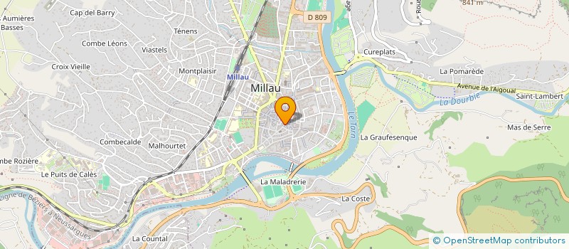 localisation de l'entreprise ALCINA  MILLAU
