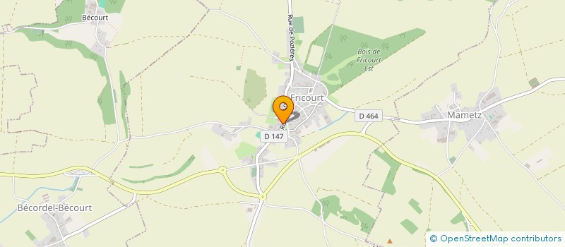 localisation de l'entreprise ALCINDOR  FRICOURT