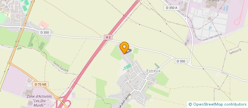 localisation de l'entreprise ALCINE  ESTREUX