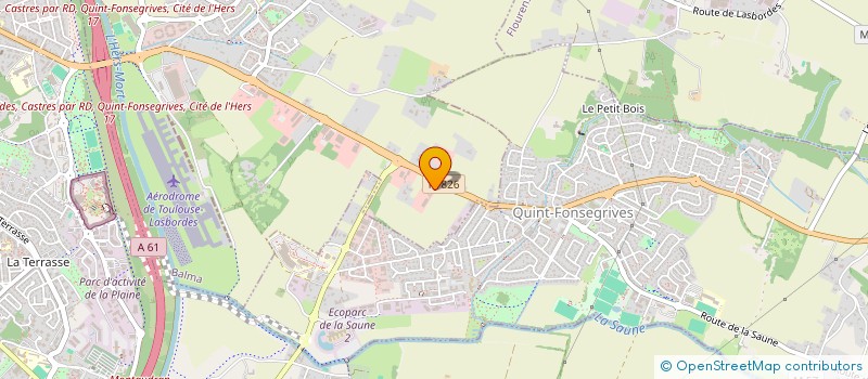 localisation de l'entreprise ALCIS VOYAGES  BALMA