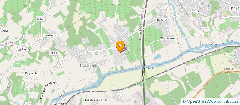 localisation de l'entreprise ALCJ EVOLUTION à TROIS-PALIS
