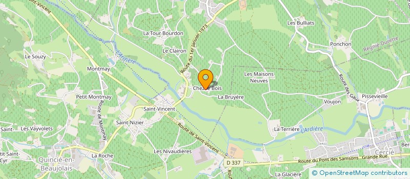 localisation de l'entreprise ALCL  REGNIE-DURETTE