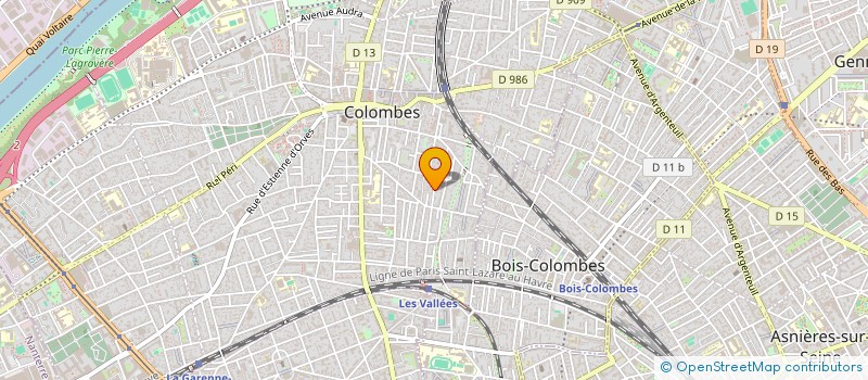 localisation de l'entreprise ALCLAMA à COLOMBES