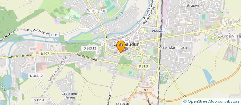localisation de l'entreprise ALCLAU à CHATEAUDUN