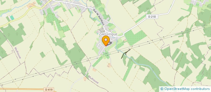 localisation de l'entreprise ALCO  ZAESSINGUE