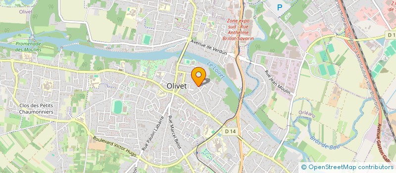 localisation de l'entreprise ALCO à OLIVET