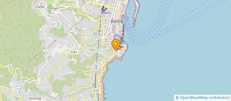 localisation de l'entreprise ALCO CONNECT à BASTIA