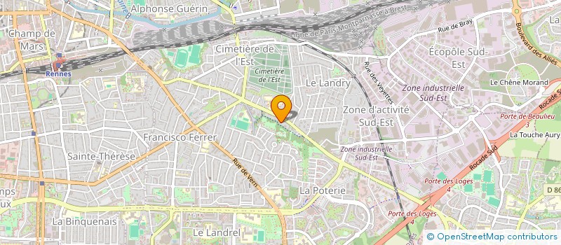 localisation de l'entreprise ALCO ENGINEERING à RENNES
