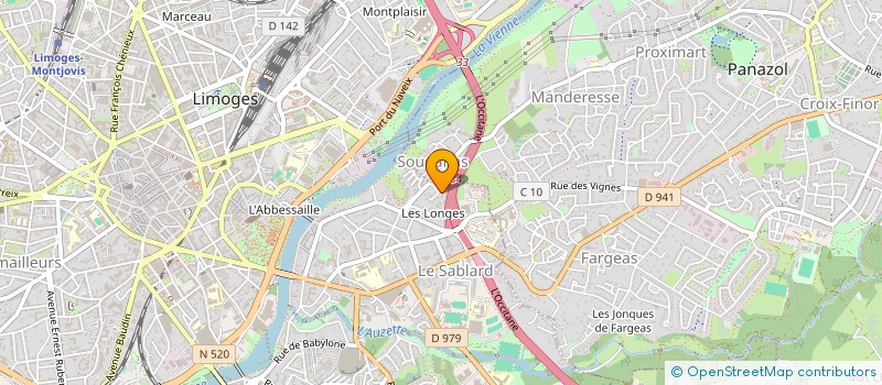 localisation de l'entreprise ALCO INVESTISSEMENTS à LIMOGES