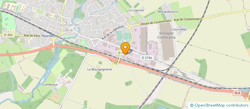 localisation de l'entreprise ALCO SA à TOURNAN-EN-BRIE
