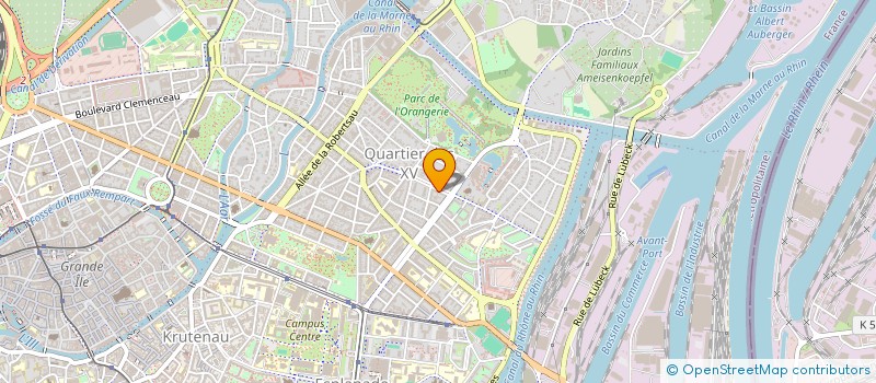 localisation de l'entreprise ALCO2 AUDIT à STRASBOURG