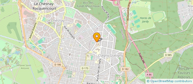 localisation de l'entreprise ALCOAM BY DESIGN à VERSAILLES