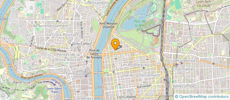 localisation de l'entreprise ALCOAS  LYON 6EME