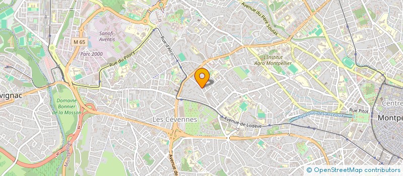 localisation de l'entreprise ALCOBUR à MONTPELLIER