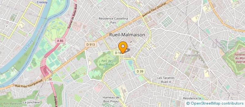localisation de l'entreprise ALCOEXPERT à RUEIL-MALMAISON