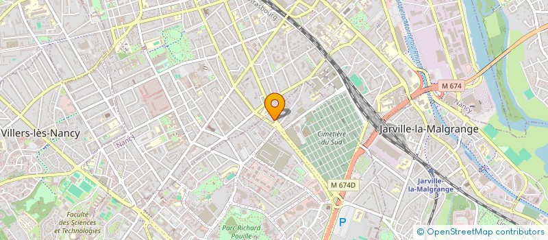 localisation de l'entreprise ALCOM FRANCE SA  VANDUVRE-LES-NANCY