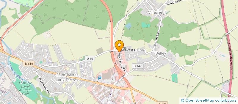 localisation de l'entreprise ALCOM TECHNOLOGIES à VILLECHETIF