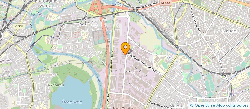 localisation de l'entreprise ALCOMAT à STRASBOURG
