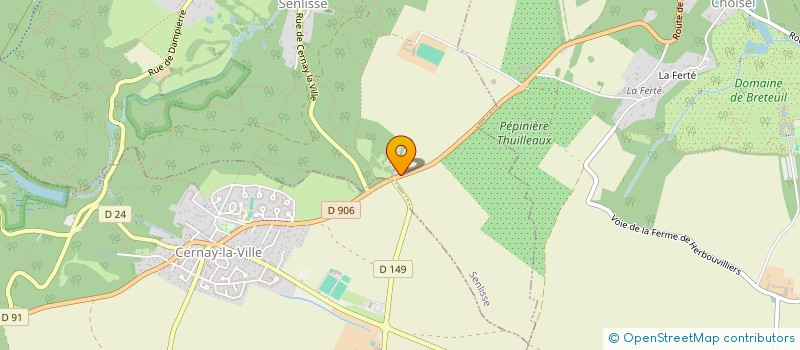 localisation de l'entreprise ALCONA  SENLISSE