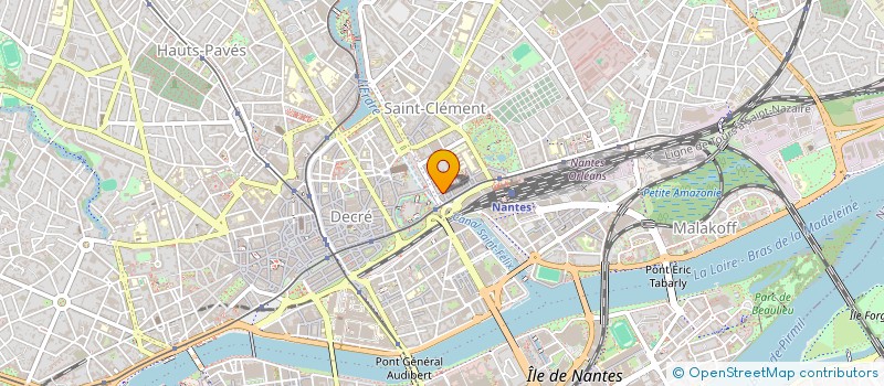 localisation de l'entreprise ALCOOL ACCOMPAGNEMENT PREVENTION REGION OUEST  NANTES