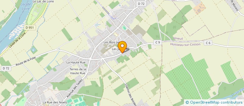 localisation de l'entreprise ALCOOL ASSISTANCE DE LOIR-ET-CHER à VINEUIL