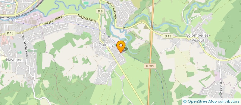 localisation de l'entreprise ALCOOL ASSISTANCE DEPARTEMENT DE HAUTE-SAONE  QUINCEY