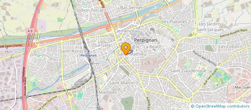 localisation de l'entreprise ALCOOL ASSISTANCE LA CROIX D'OR à PERPIGNAN