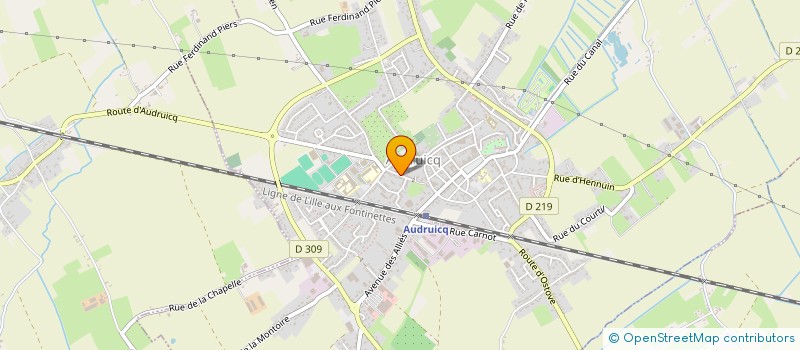 localisation de l'entreprise ALCOOL-DEPENDANCE AIDE A LA GUERISON  AUDRUICQ