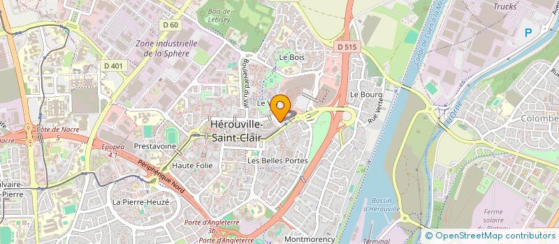 localisation de l'entreprise ALCOOL DU MONDE à HEROUVILLE-SAINT-CLAIR