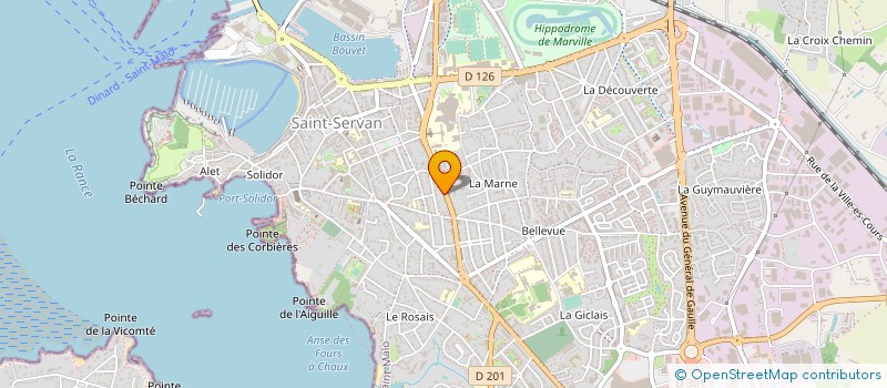 localisation de l'entreprise ALCOOL INFORMATION SOUTIEN EDUCATION  SAINT-MALO