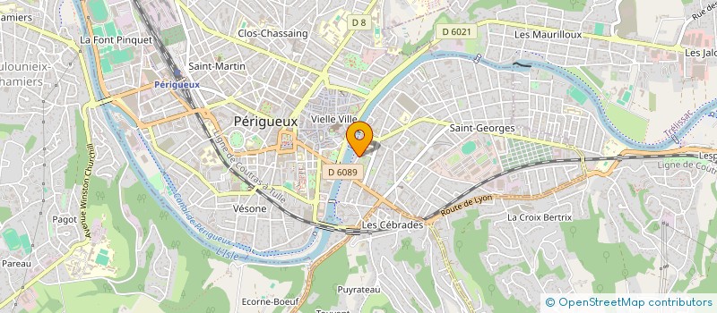 localisation de l'entreprise ALCOOL PREVENTION TRAITEMENT ESPOIR 24 à PERIGUEUX