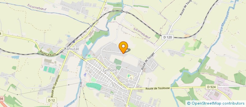 localisation de l'entreprise ALCOR  GIMONT