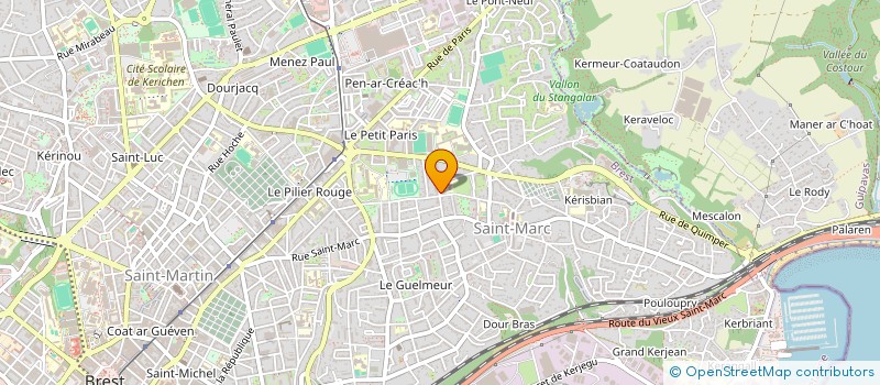 localisation de l'entreprise ALCOR  BREST