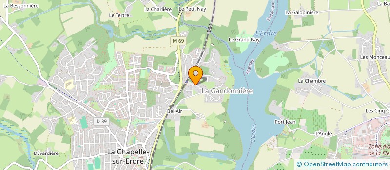 localisation de l'entreprise ALCOR  LA CHAPELLE-SUR-ERDRE