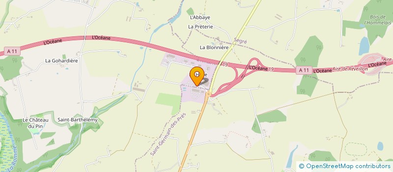 localisation de l'entreprise ALCOR EQUIPEMENTS  CHAMPTOCE-SUR-LOIRE