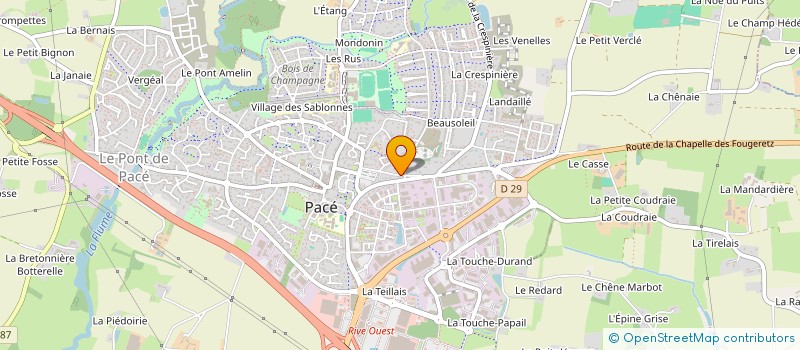 localisation de l'entreprise ALCOR ET MIZAR à PACE