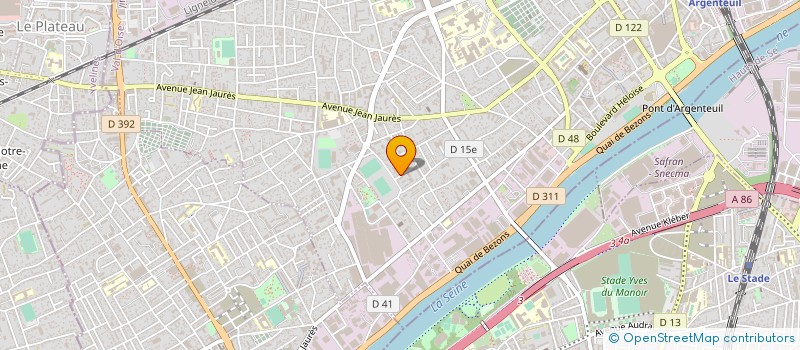 localisation de l'entreprise ALCOR SARRAZIN à ARGENTEUIL