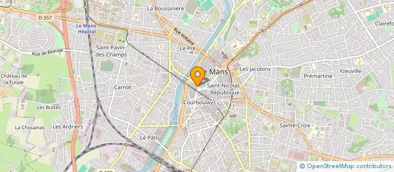 localisation de l'entreprise ALCORAK  LE MANS