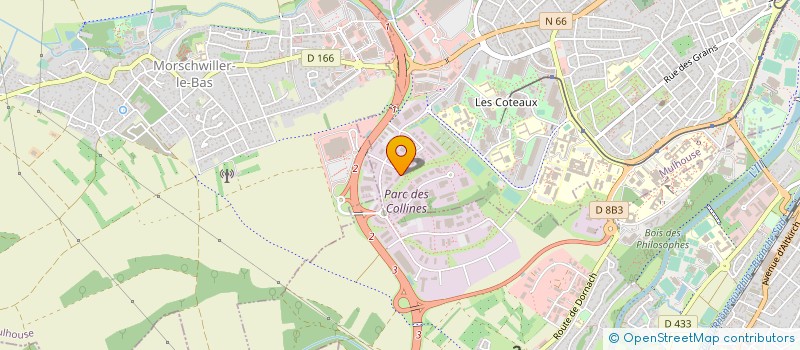 localisation de l'entreprise ALCOTRANS SAS  MULHOUSE