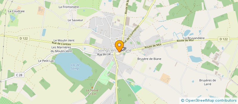 localisation de l'entreprise ALCOU  SOINGS-EN-SOLOGNE